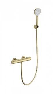 Смеситель для душа Wonzon & Woghand INN 2 WW-A2006-A-BG с термостатом брашированное золото